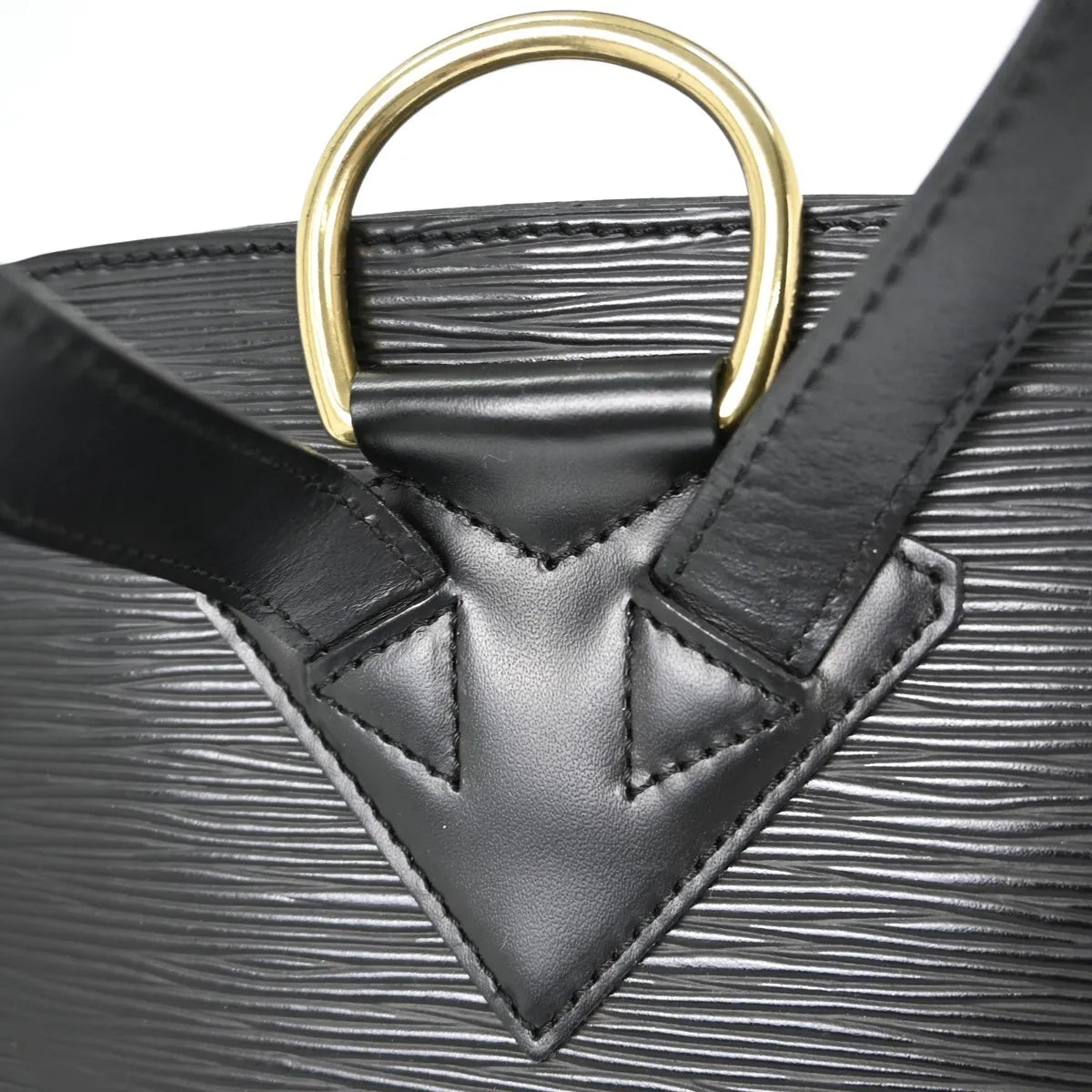 Louis Vuitton Gobelins Epi Leather, Black, Leather, Backpack