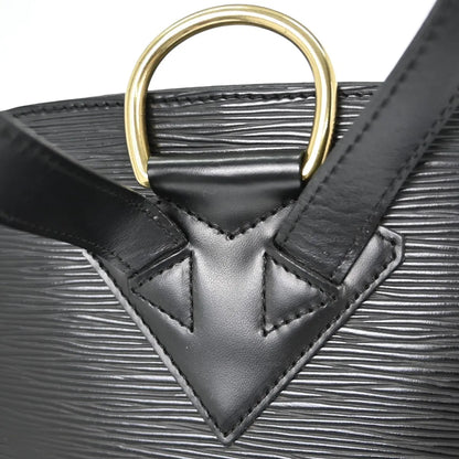 Louis Vuitton Gobelins Epi Leather, Black, Leather, Backpack