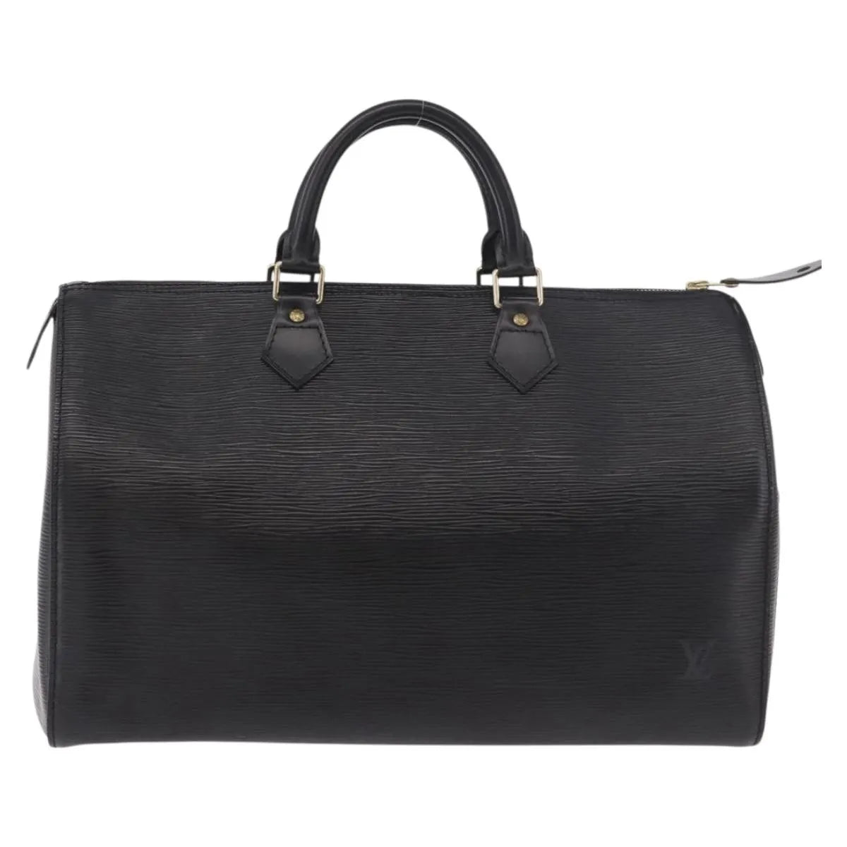 Louis Vuitton Speedy Epi Leather, Black, Leather, Handbag