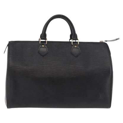 Louis Vuitton Speedy Epi Leather, Black, Leather, Handbag