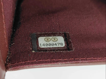 Chanel Timeless Long Wallet Lambskin, Black, Leather, Wallet