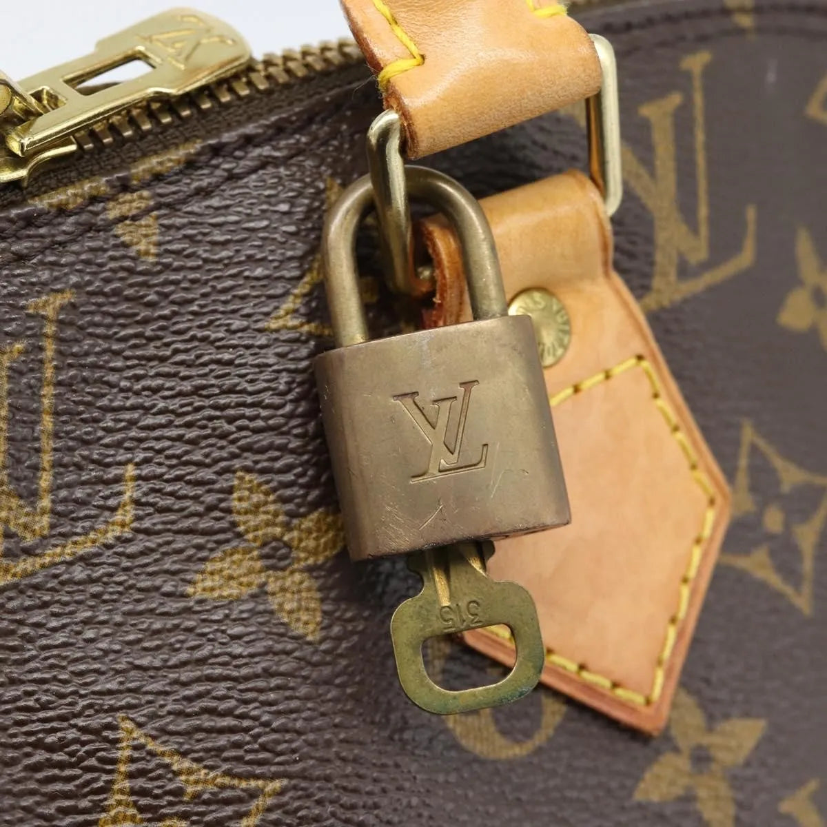 Louis Vuitton Alma Monogram Canvas, Multicolour, Canvas, Handbag