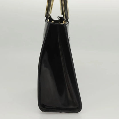 Salvatore Ferragamo Vintage Patent leather, Black, Patent Leather, Handbag