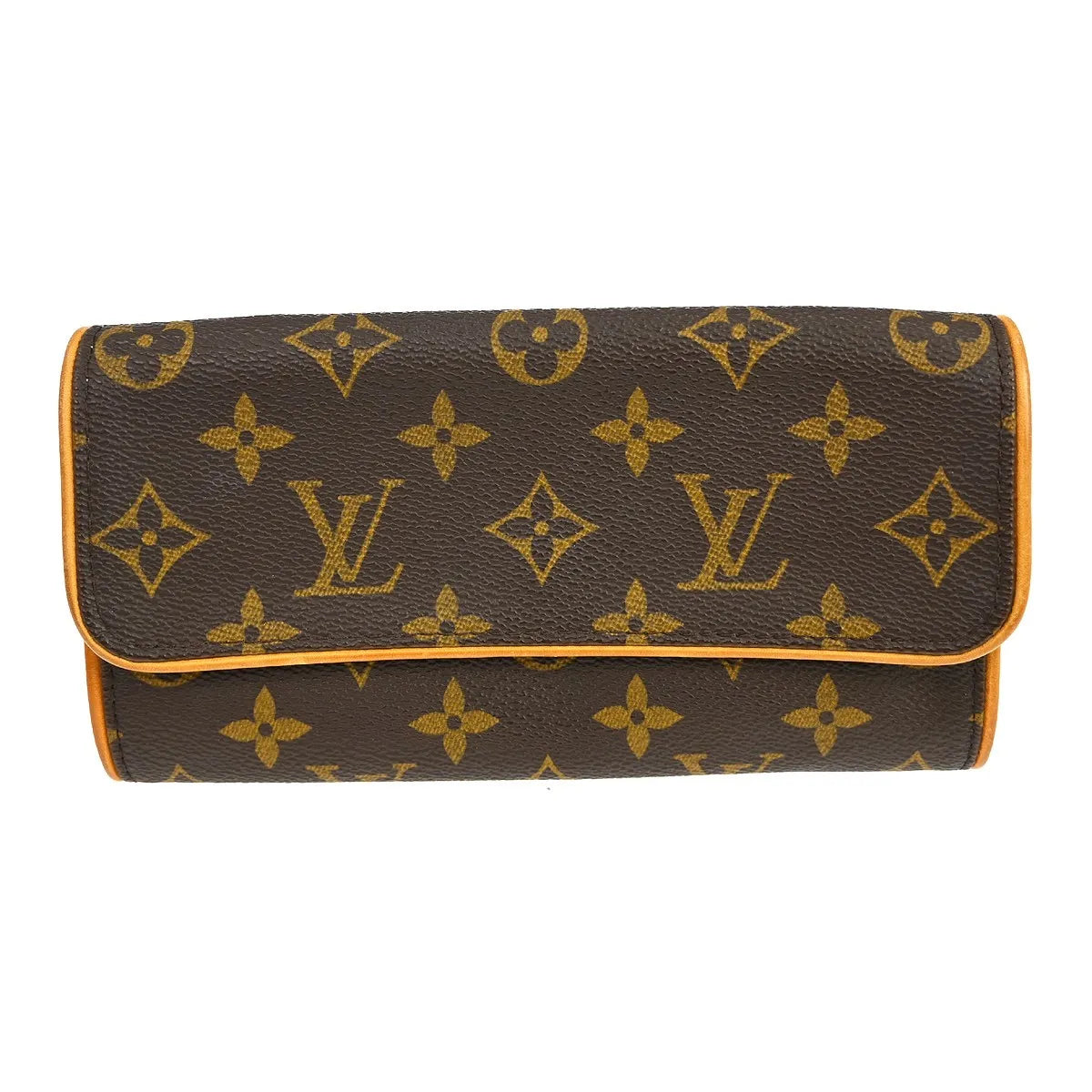 Louis Vuitton Twin Monogram Canvas, Brown, Canvas, Clutch