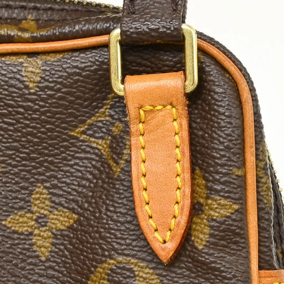 Louis Vuitton Pochette Marly Bandouliere Monogram Canvas, Brown, Canvas, Shoulder Bag
