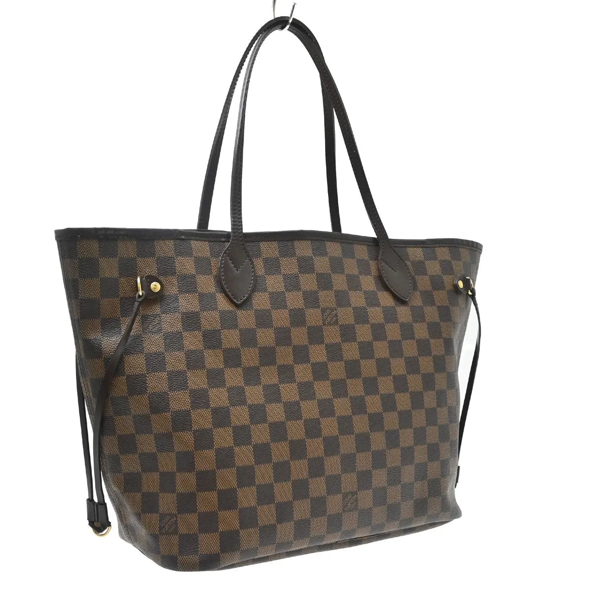 Louis Vuitton Neverfull Damier, Brown, Canvas, Tote Bag