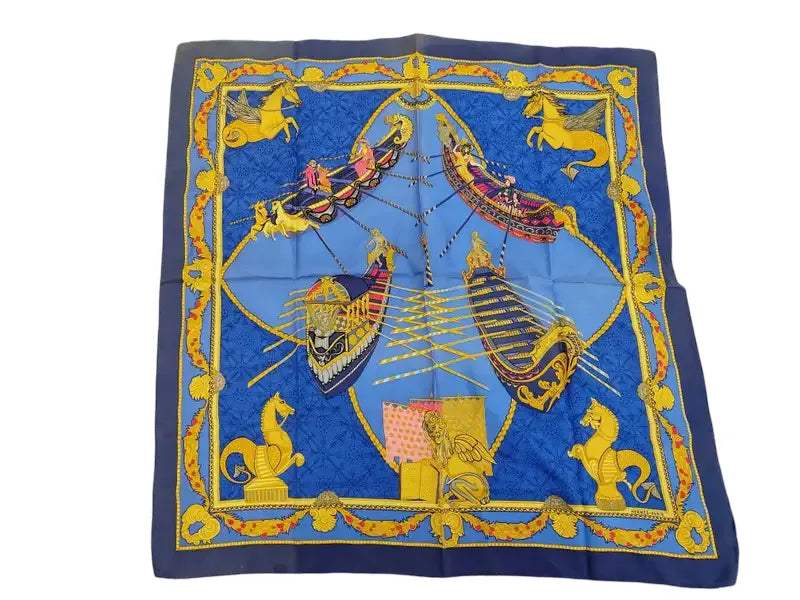 Hermes Carré 90 Silk multicolor, Multicolour, Silk, Scarf