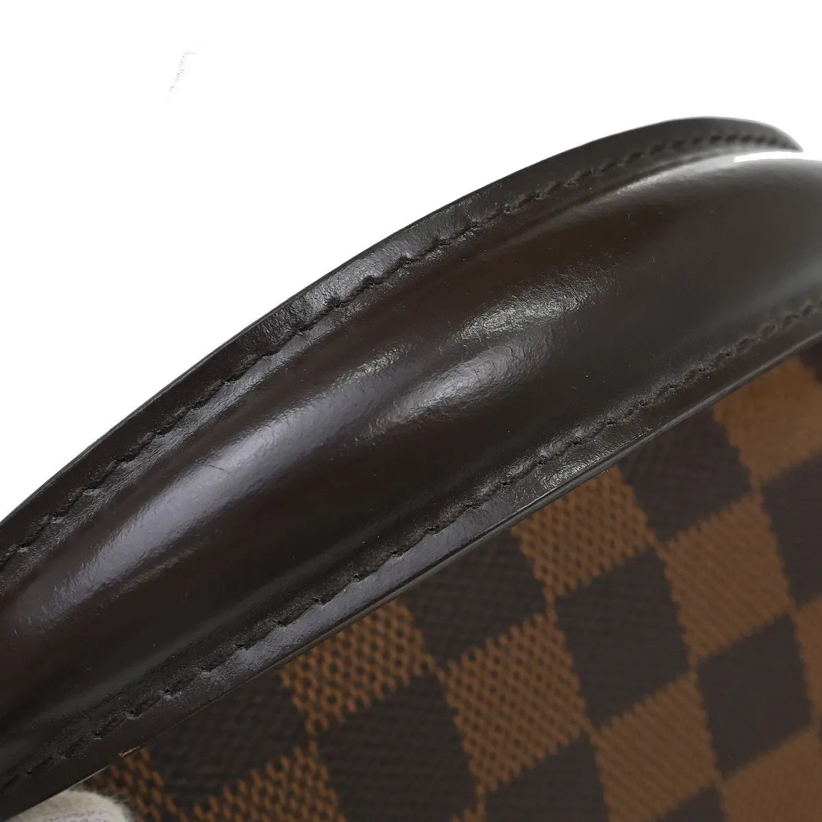 Louis Vuitton Bergamo Damier, Brown, Canvas, Handbag