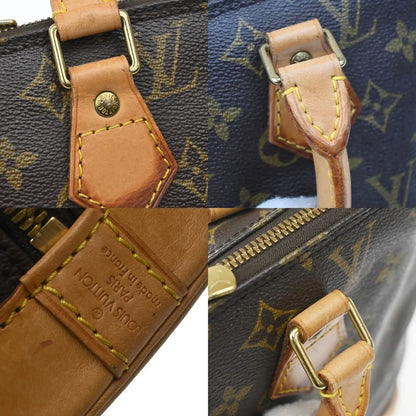 Louis Vuitton Alma Monogram, Brown, Canvas, Handbag