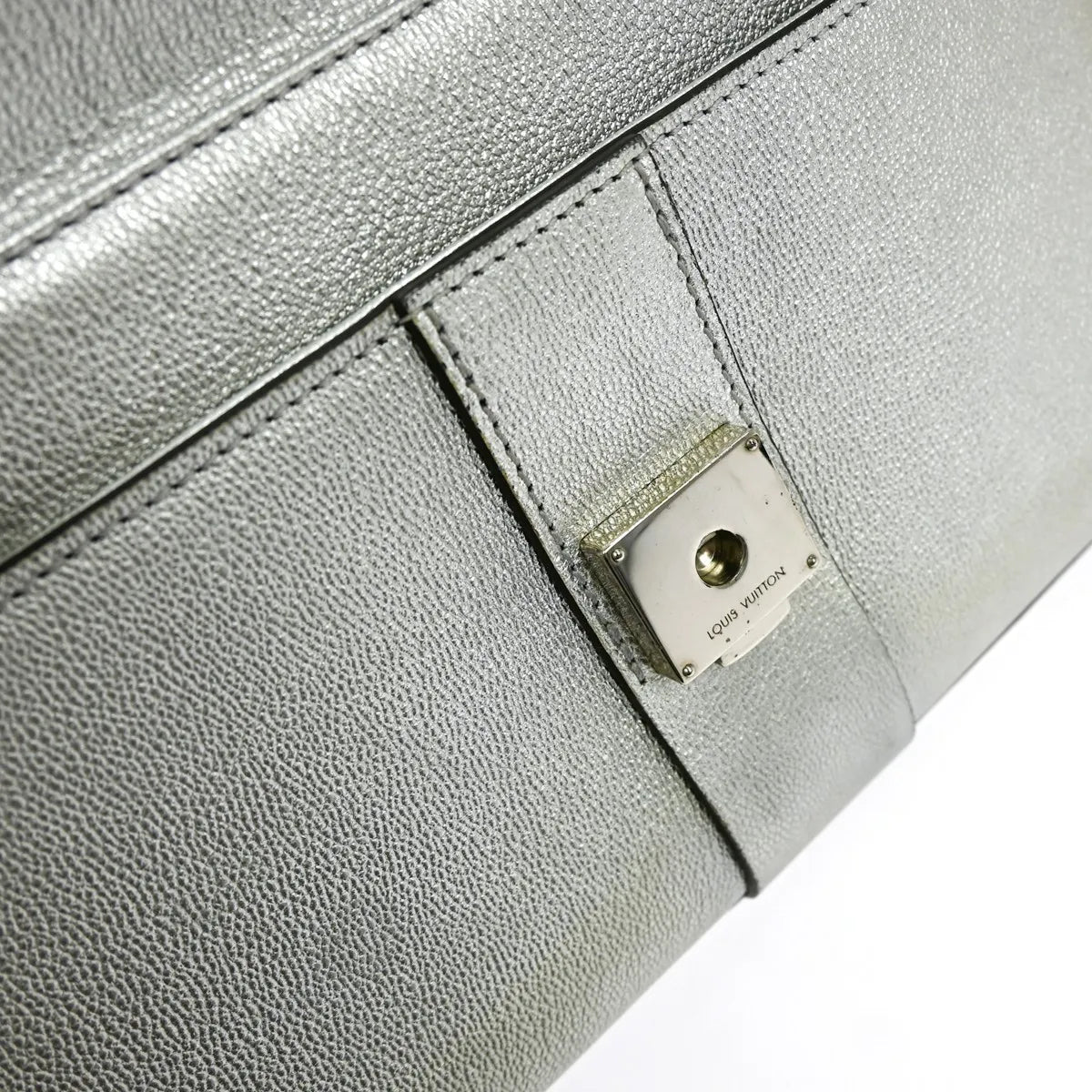 Louis Vuitton Very Chain Monogram Leather, Silver, Leather, Handbag
