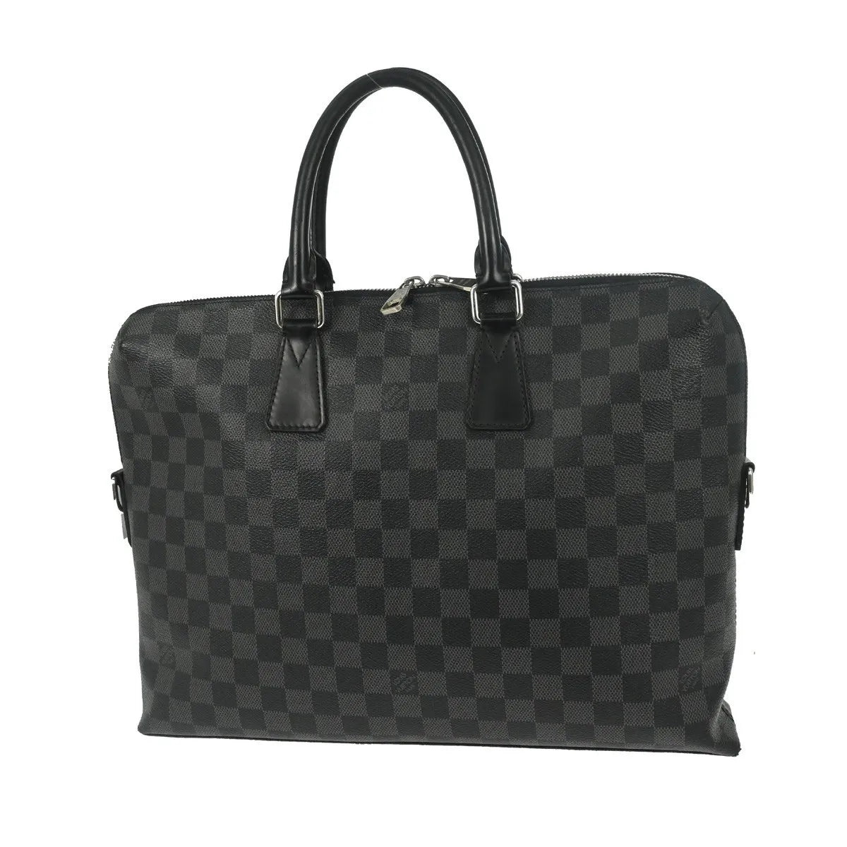 Louis Vuitton Porte-Documents Jour Damier Graphite, Gray, Canvas, Briefcase