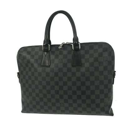 Louis Vuitton Porte-Documents Jour Damier Graphite, Gray, Canvas, Briefcase