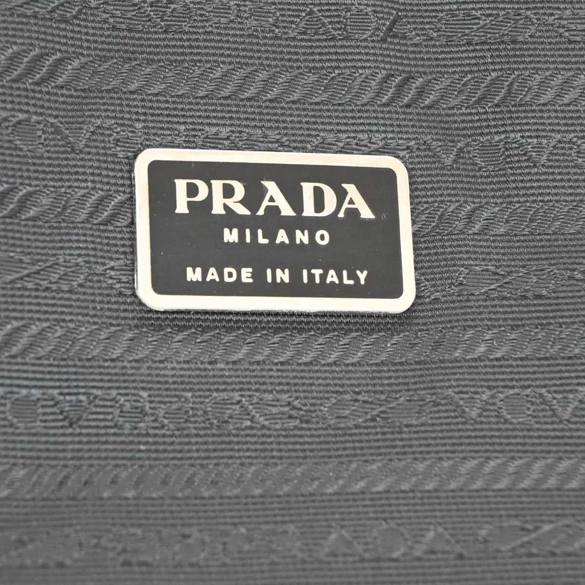 Prada Expandable Front Zip Boston Tessuto, Black, Nylon, Travel Bag