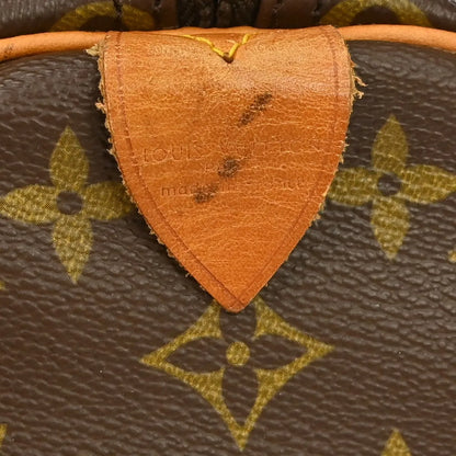 Louis Vuitton Keepall Monogram, Brown, Canvas, Travel Bag
