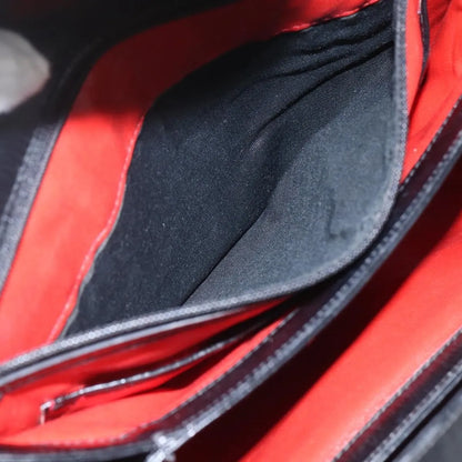 Gucci Vintage Leather, Black, Leather, Handbag