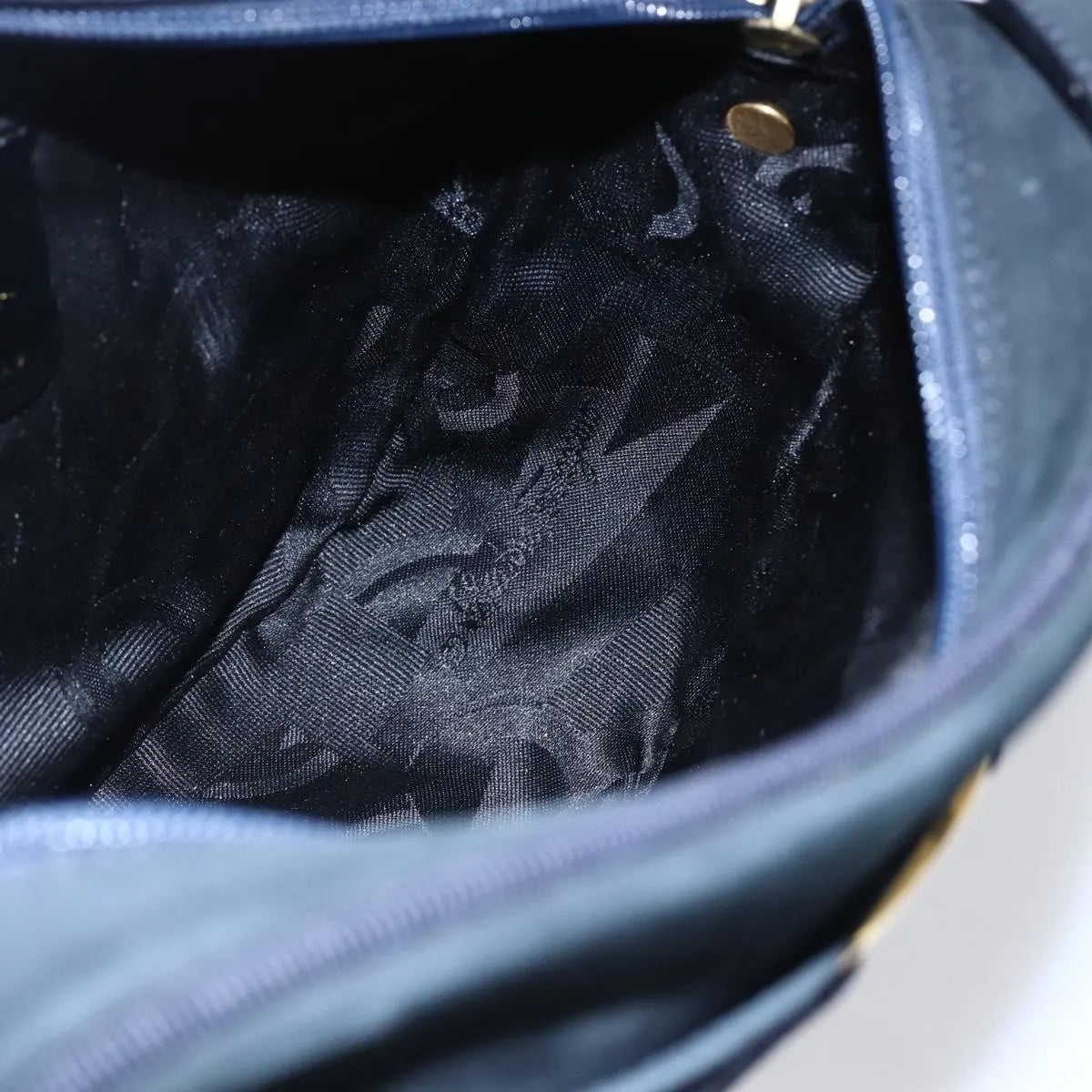 Salvatore Ferragamo Vala Leather, Navy, Leather, Shoulder Bag