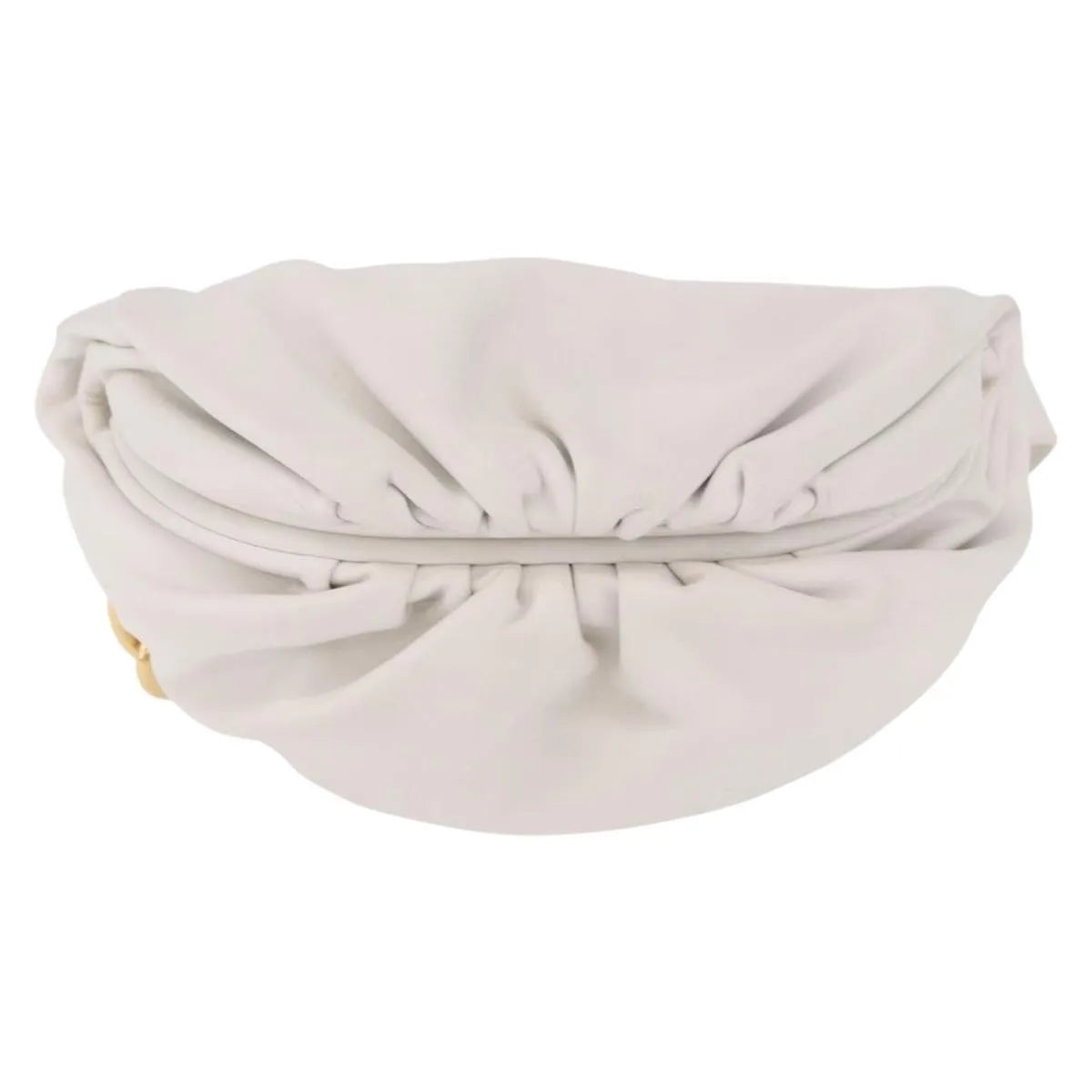 Bottega Veneta The Chain Leather, White, Leather, Shoulder Bag