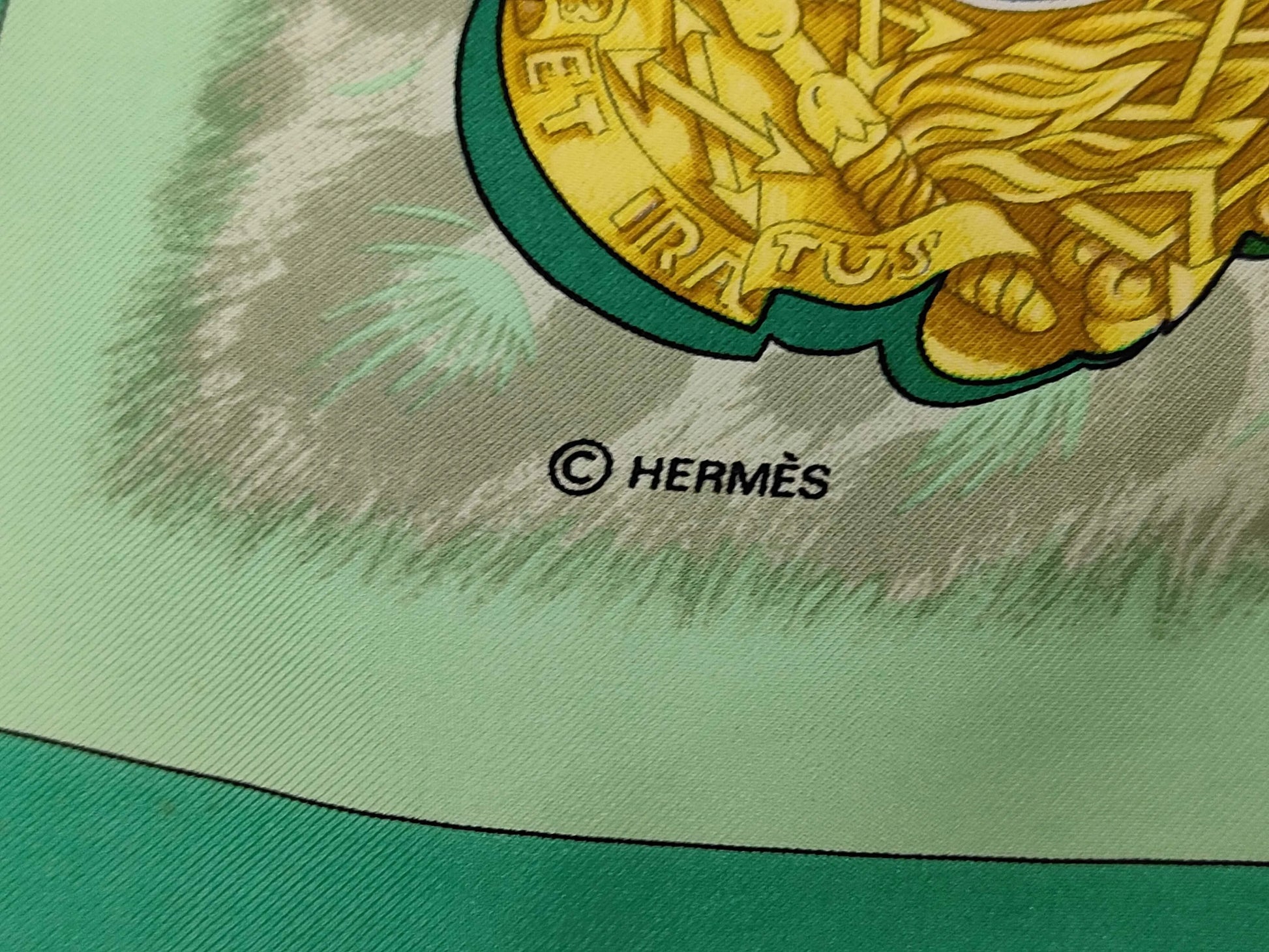Hermes Carré 90 Silk multicolor, Multicolour, Silk, Scarf
