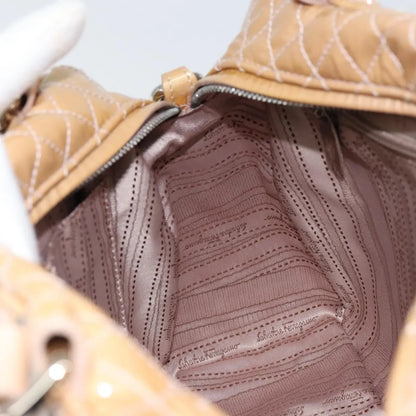 Salvatore Ferragamo Vala Patent leather, Beige, Patent Leather, Handbag