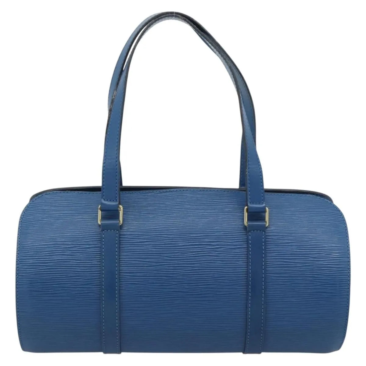 Louis Vuitton Soufflot Epi Leather, Blue, Leather, Handbag