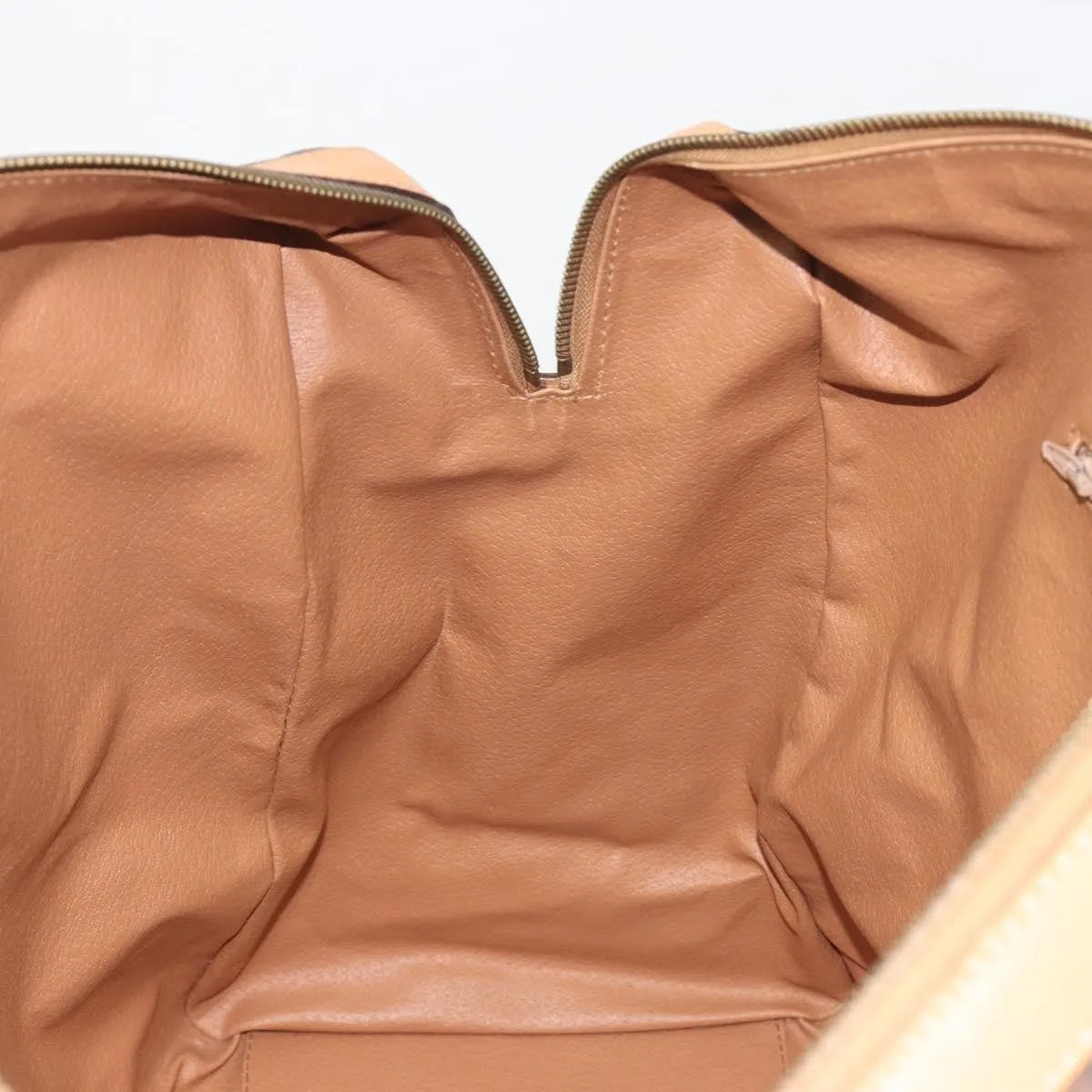 Celine boston Macadam Canvas, Brown, PVC, Travel Bag