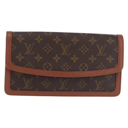 Louis Vuitton Dame Pochette Monogram Canvas, Brown, Canvas, Clutch