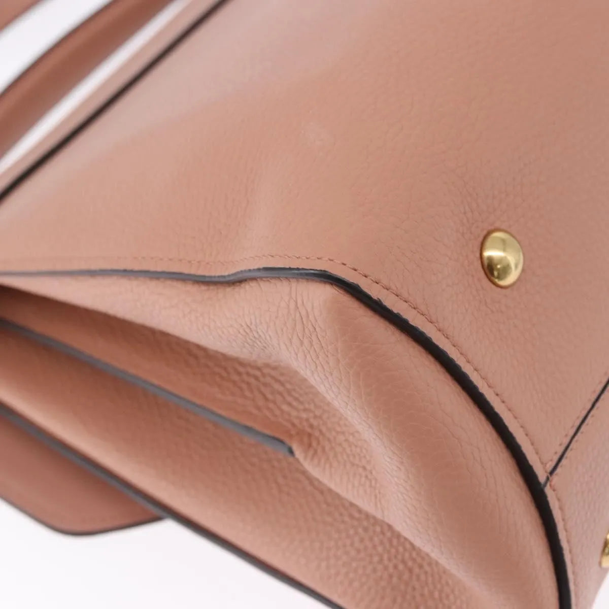 Salvatore Ferragamo Margot Satchel Leather, Pink, Leather, Handbag