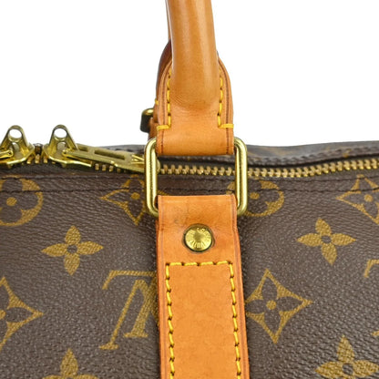 Louis Vuitton Keepall Monogram Canvas, Brown, Canvas, Travel Bag