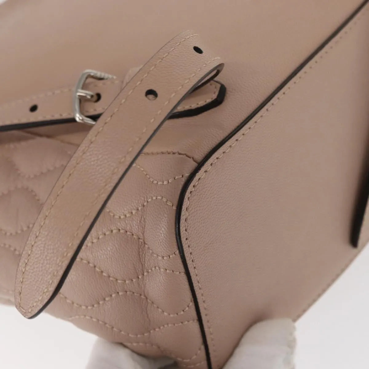 Bally Vintage Leather, Pink, Leather, Backpack