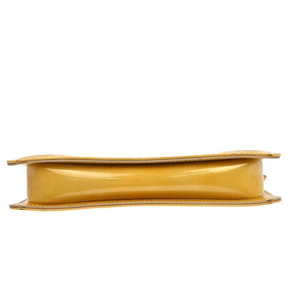Louis Vuitton Lexington Pochette Monogram Vernis, Beige, Patent Leather, Clutch