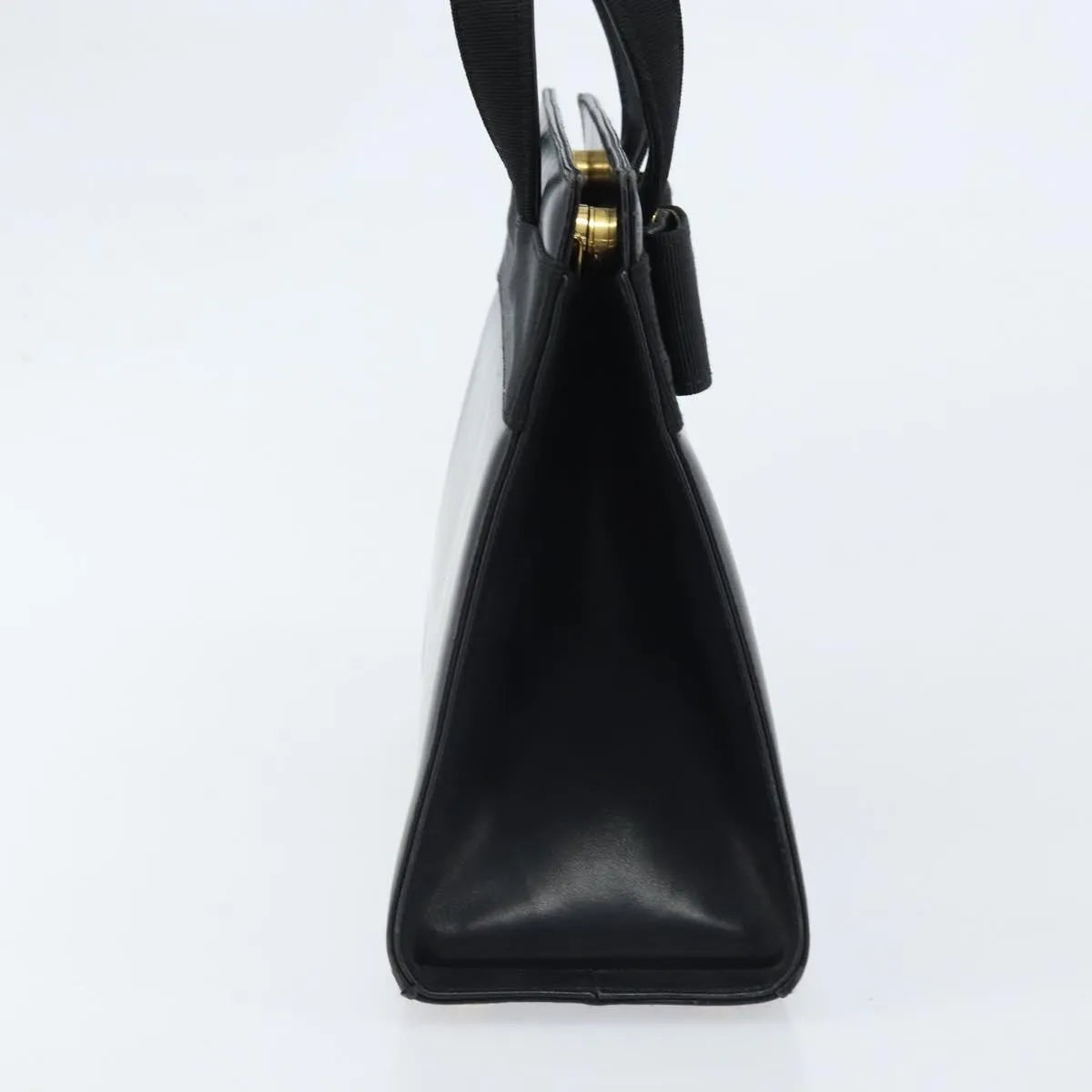 Salvatore Ferragamo Convertible Vara Bow Tote Leather, Black, Leather, Handbag