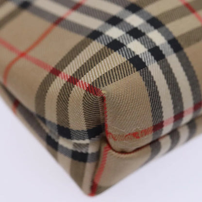 Burberry Nova check Pochette Canvas, Beige, Canvas, Clutch