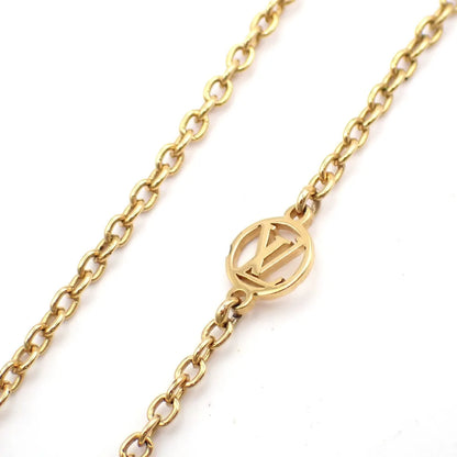 Louis Vuitton Essential V Metal, Gold, Gold Plated, Necklace