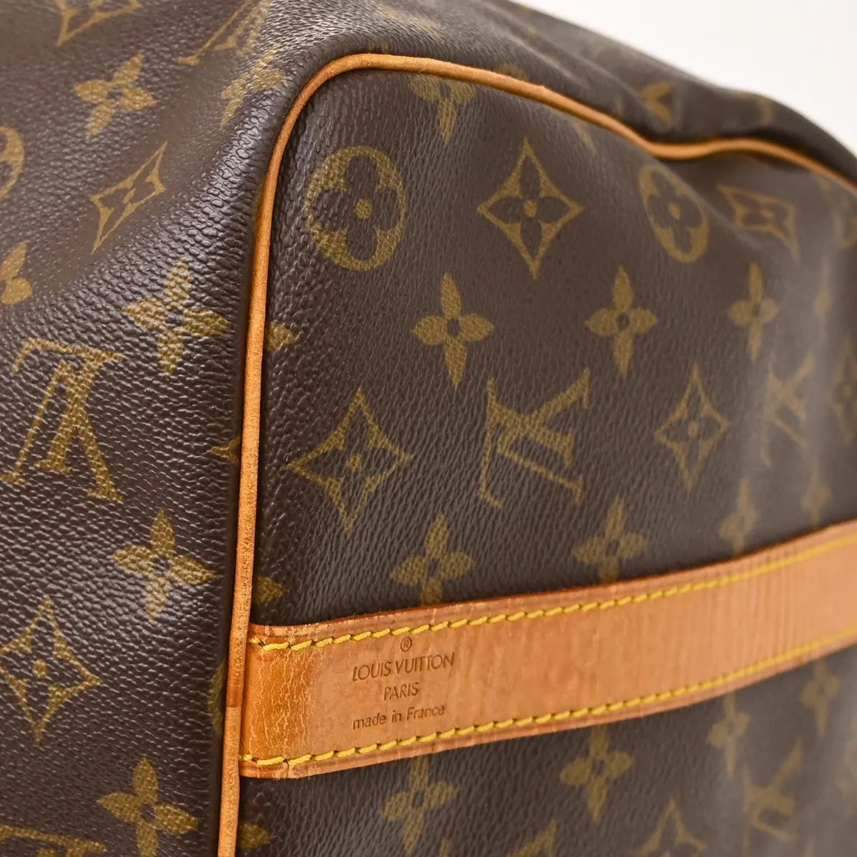 Louis Vuitton Keepall Bandouliere Monogram Canvas, Brown, Canvas, Travel Bag