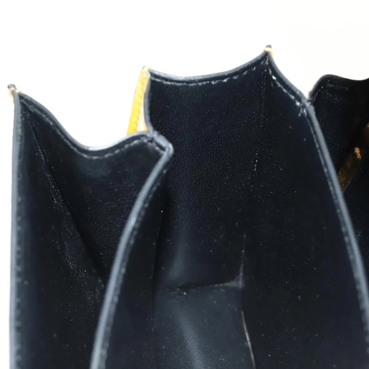 Celine Flap Shoulder Leather, Gold, Leather, Shoulder Bag