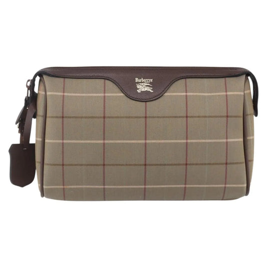 Burberry Nova check Pochette Canvas, Beige, Canvas, Clutch