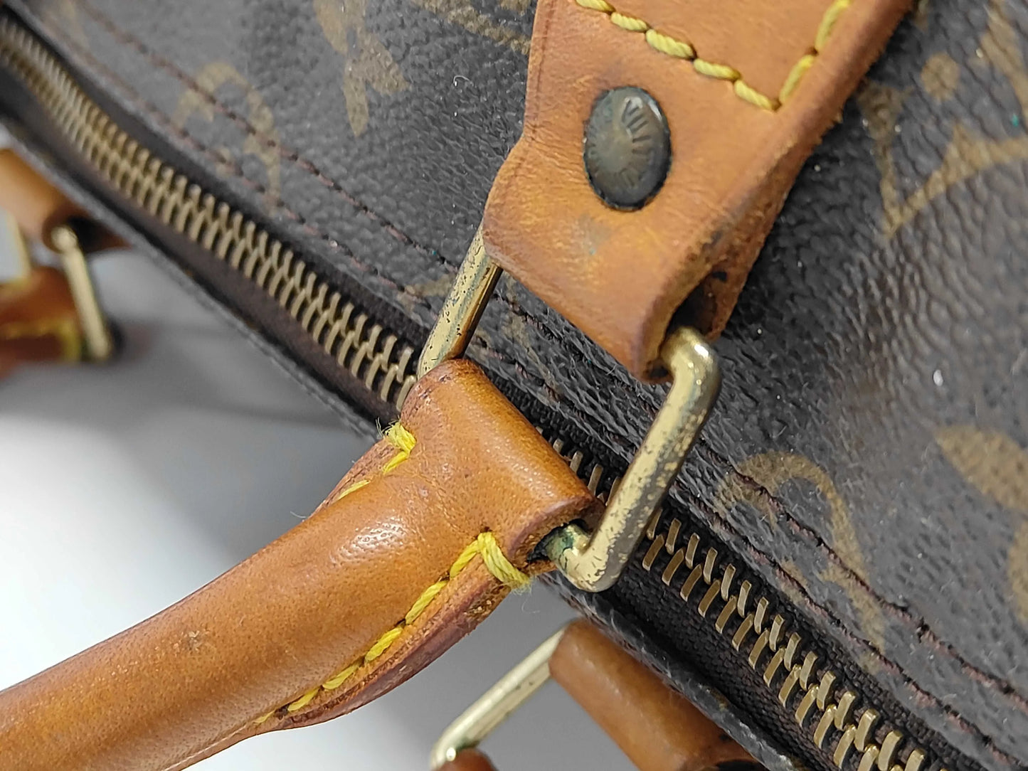 Louis Vuitton Speedy Monogram, Brown, Canvas, Handbag