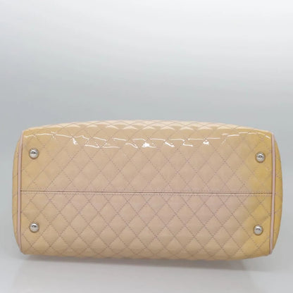 Salvatore Ferragamo Vala Patent leather, Beige, Patent Leather, Handbag
