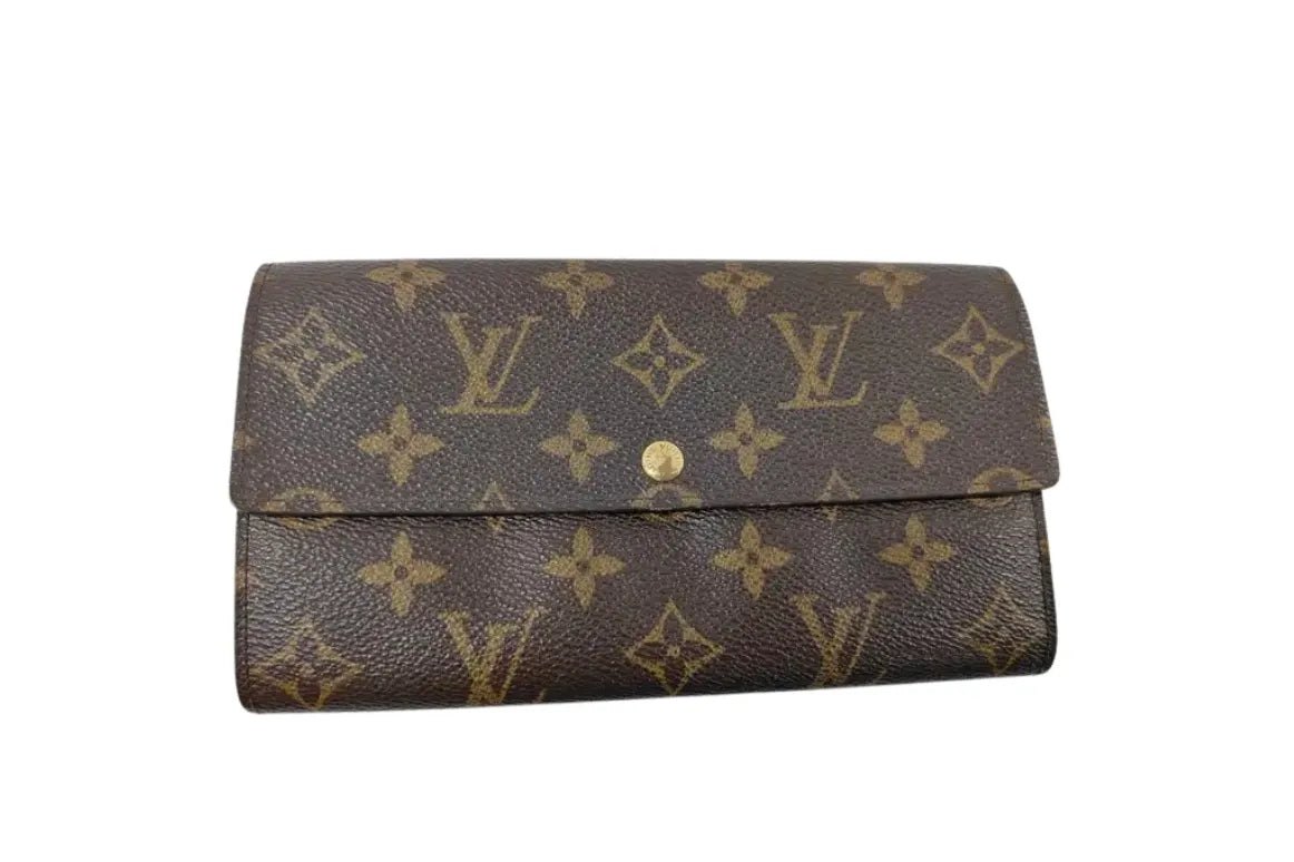 Louis Vuitton Porte Tresor International Monogram Canvas, Brown, Canvas, Wallet