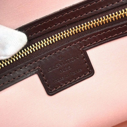 Louis Vuitton Joséphine Mini Lin, Burgundy, Canvas, Handbag