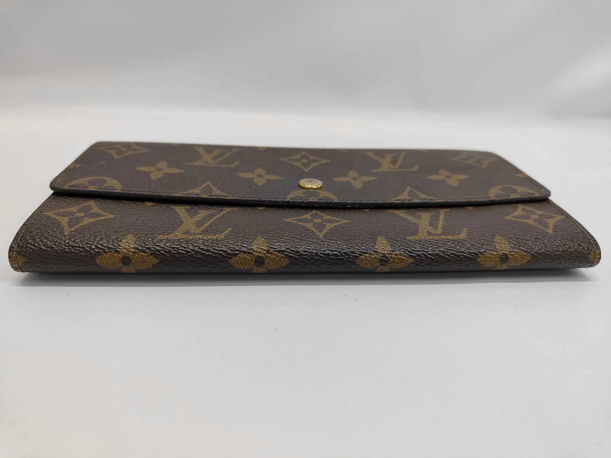 Louis Vuitton Long Macassar Monogram Canvas, Brown, Canvas, Wallet