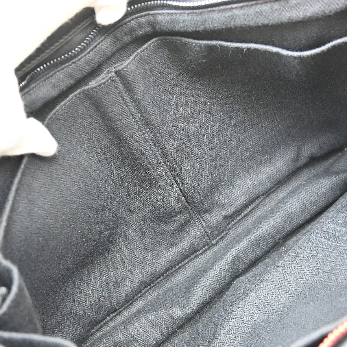 Hermes Horizontal Caravan Leather, Black, Leather, Tote Bag