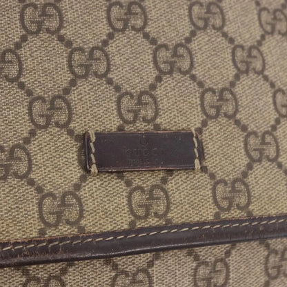 Gucci Flap Messenger GG Coated Canvas, Beige, Canvas, Shoulder Bag