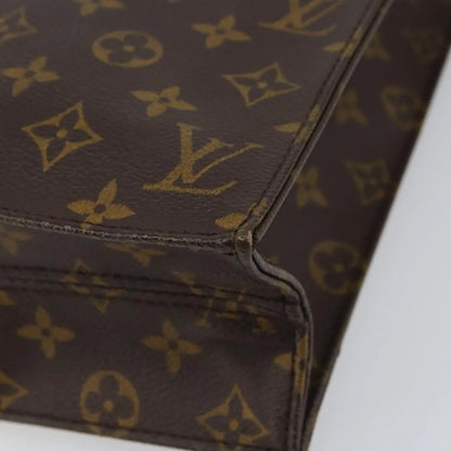 Louis Vuitton Sac Plat Monogram Canvas, Brown, Canvas, Handbag