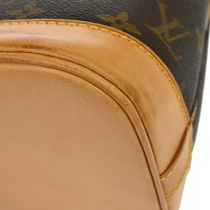 Louis Vuitton Alma Monogram, Brown, Canvas, Handbag