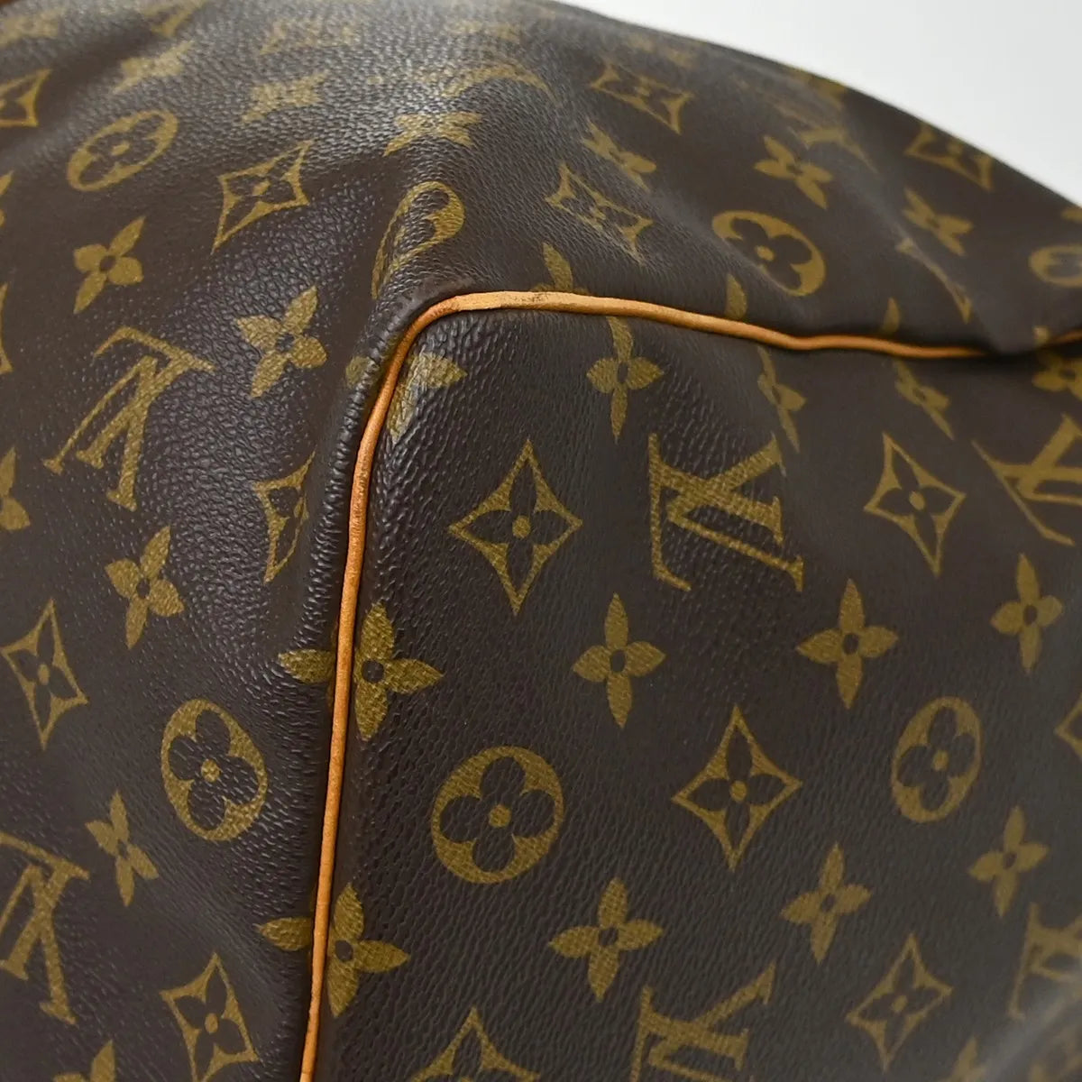 Louis Vuitton Keepall Monogram, Brown, Canvas, Travel Bag