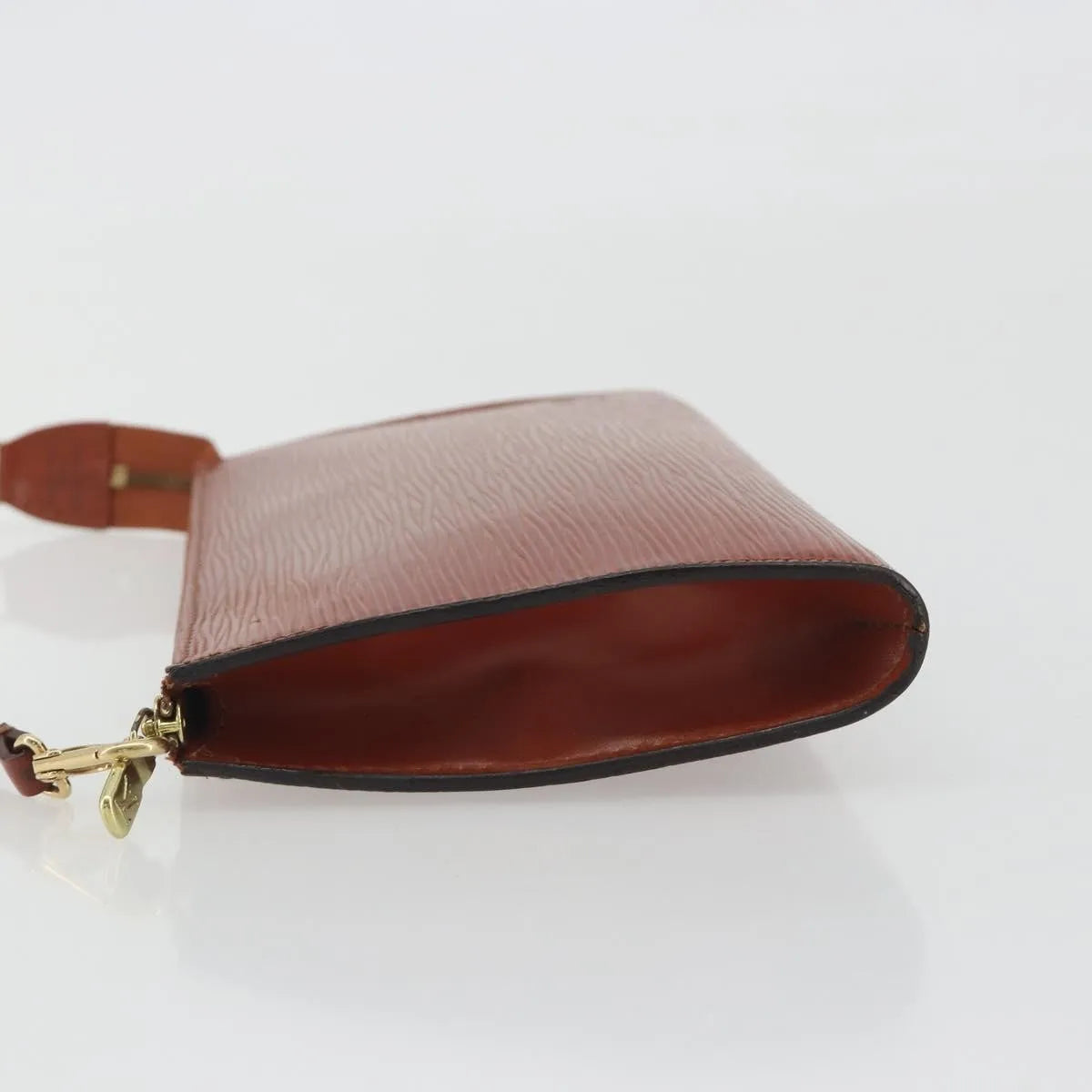 Louis Vuitton Pochette Accessoires Epi, Brown, Leather, Clutch
