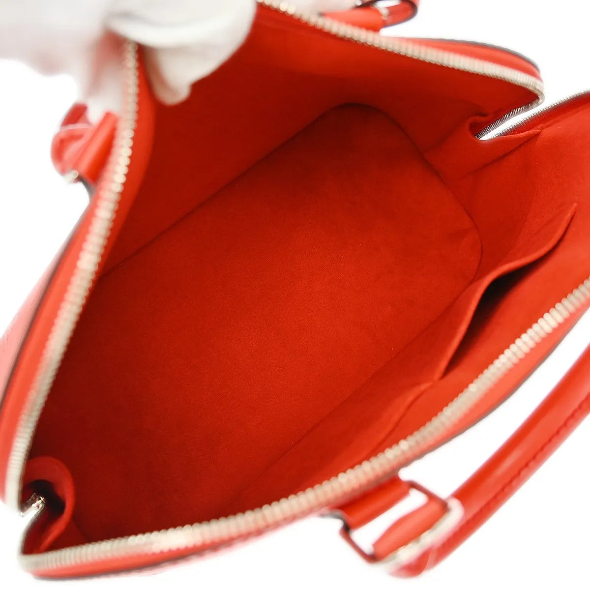 Louis Vuitton Alma Epi Leather, Red, Leather, Handbag
