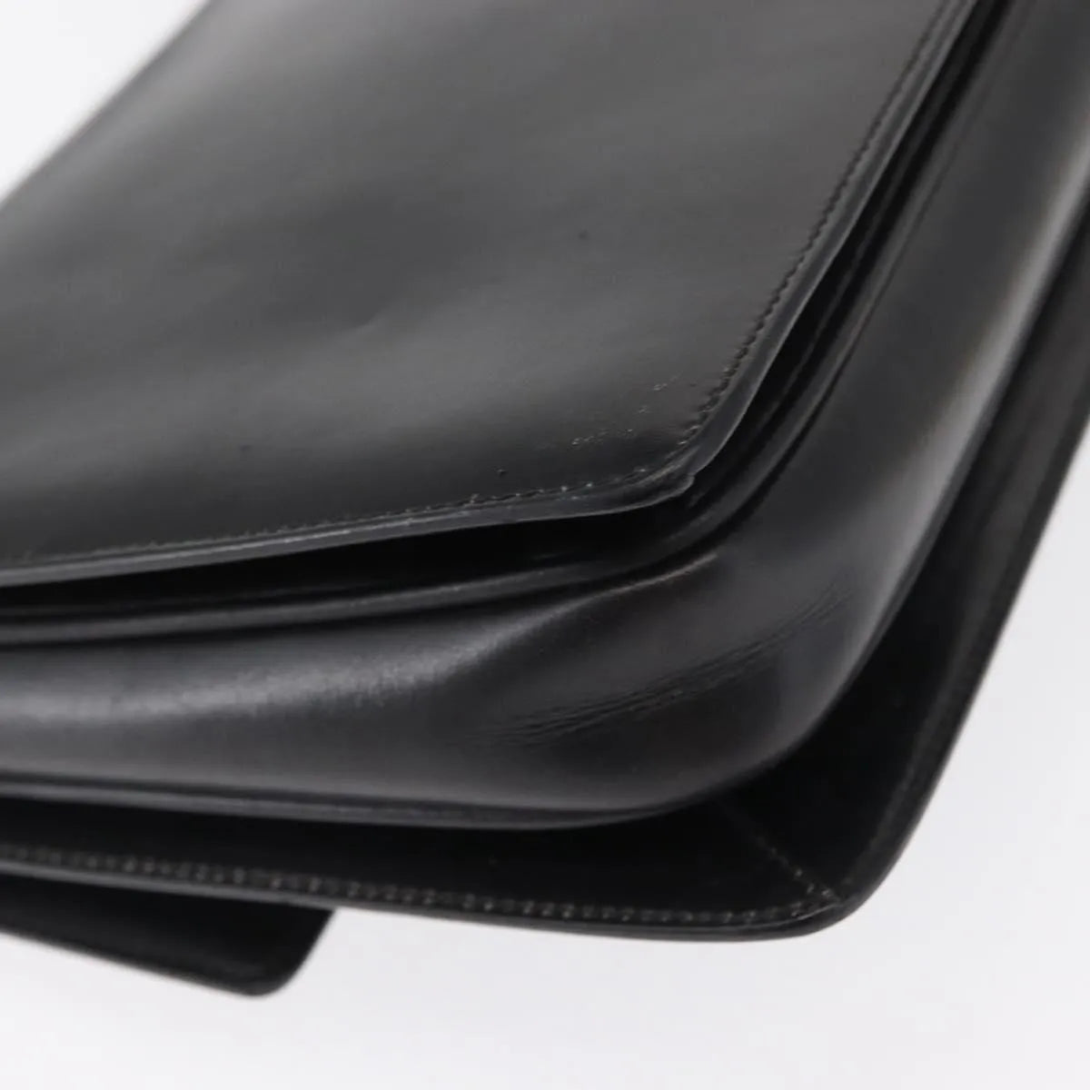 Gucci Vintage Leather, Black, Leather, Shoulder Bag