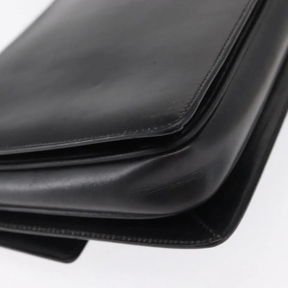 Gucci Vintage Leather, Black, Leather, Shoulder Bag